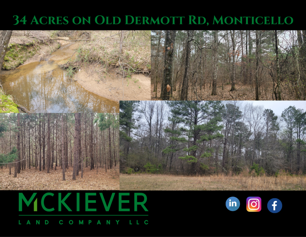Old Dermott Road, Drew County McKiever Land Company